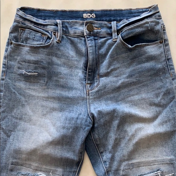 BDG High-Rise Twig Ankle Patched Jeans - Picture 2 of 6